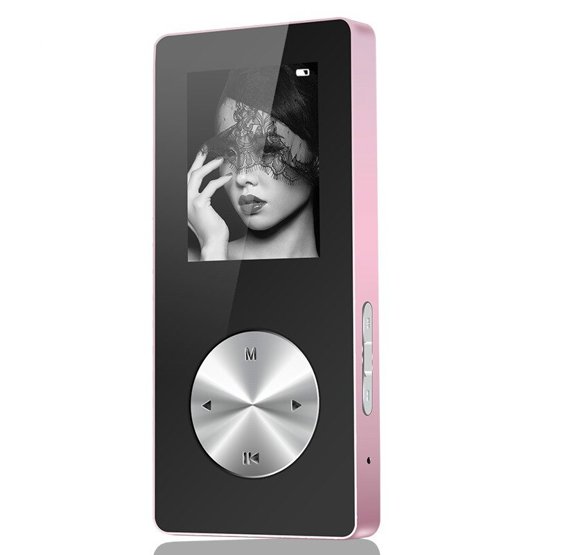 Bluetooth MP3 MP4 player, all metal Hifi MP4 sport player with speaker, recorder pen with screen card, mini Walkman