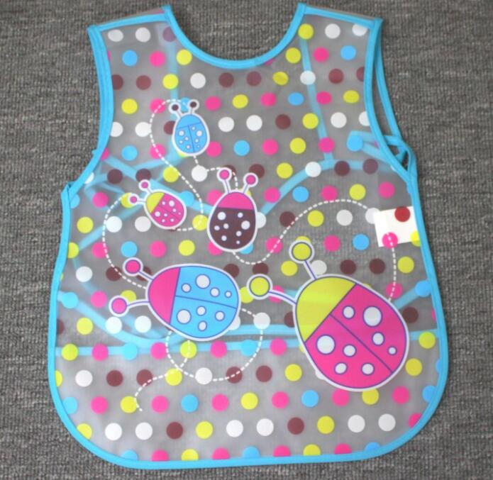 Adjustable Baby Bibs EVA Plastic Waterproof Lunch Feeding Bibs Baby Cartoon Feeding Cloth Children Baby Apron Babador de bebe: 9