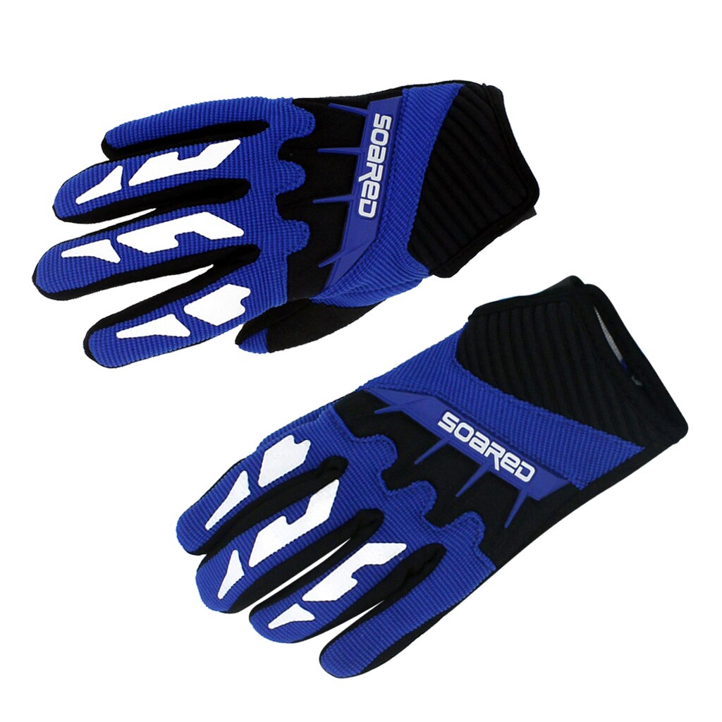 1 Paar Kids Meisjes Jongens Fietsen Schaatsen Handschoenen Ultralichte Flexibele Ademende Volledige Vinger Handschoenen Voor Fietsen Schaatsen Xxs/Xs/S/M: Blue S