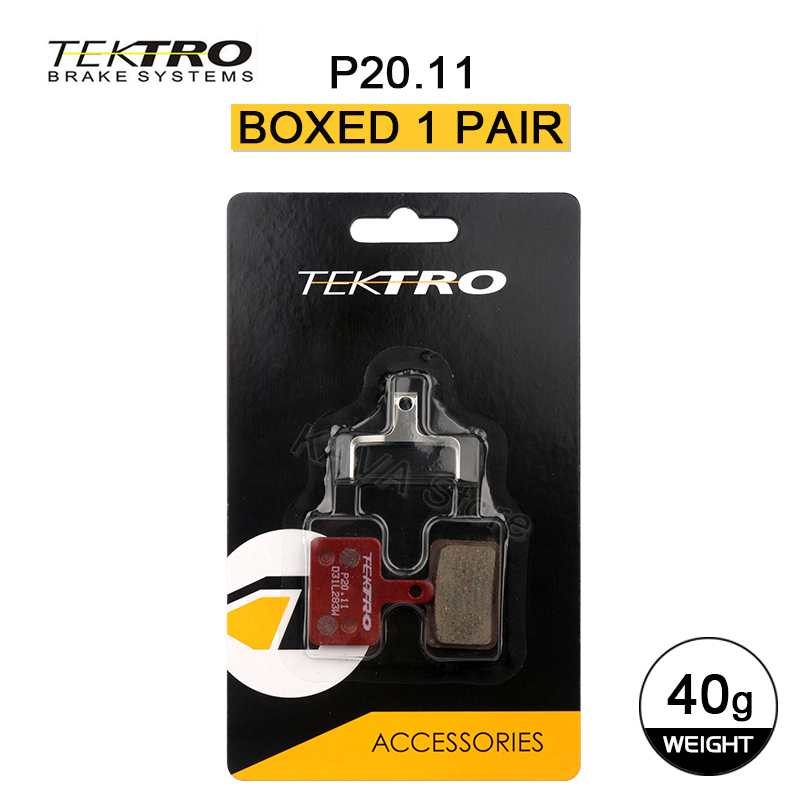 TEKTRO E10.11/P20.11 Pastiglie in ceramica metallica MTB strada Pastiglie freno a discoteca pieghevoli per bicicletta per Shimano MT200 M375 M285 M515
