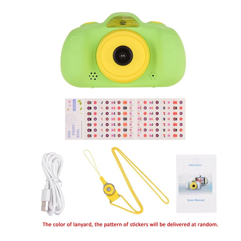 2.4 Inch Lcd-scherm Dual Lens Kinderen Sport Digitale Camera Kids Cartoon Mini Slr Camera