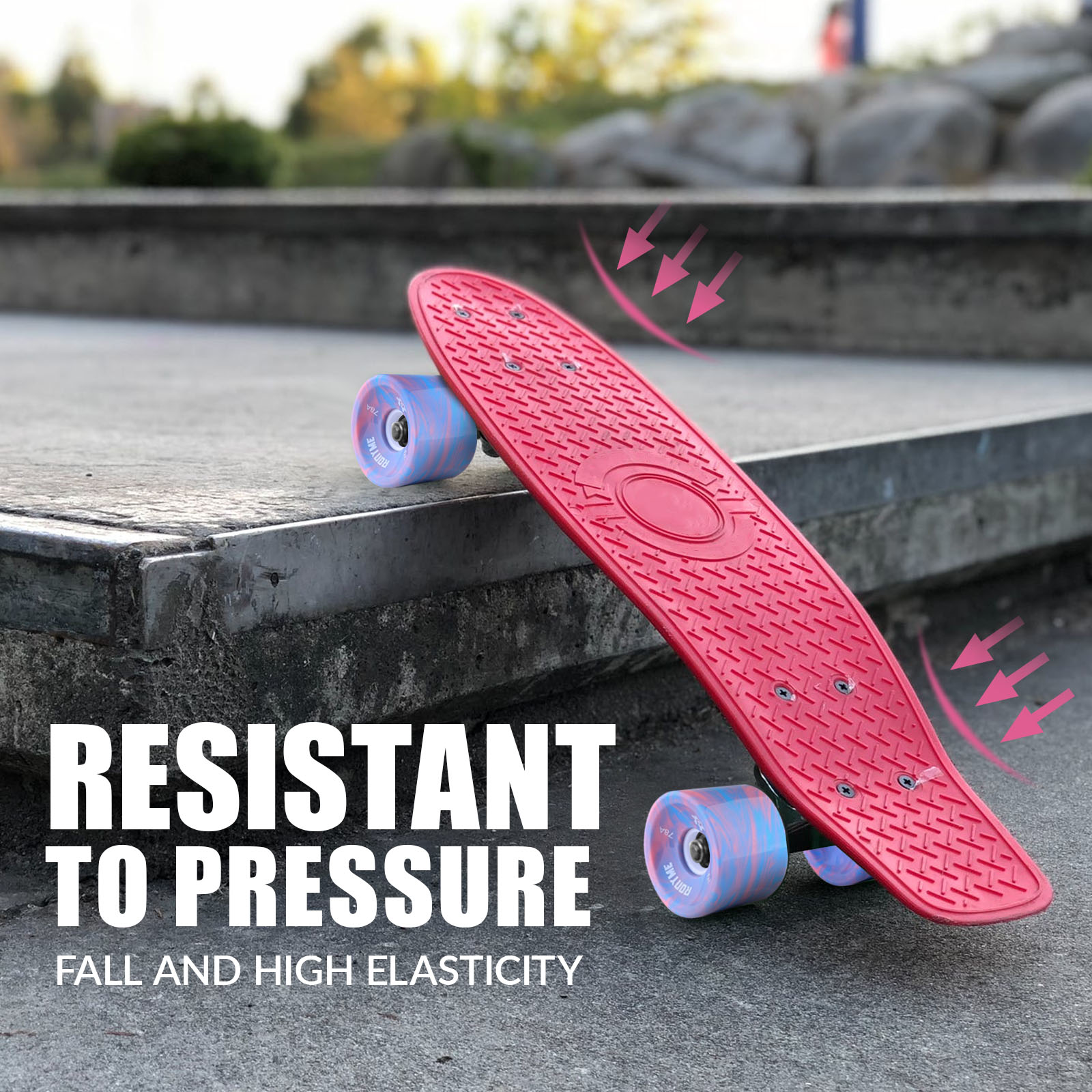 Ronime-ruedas de patinete ABEC-9 78A, accesorios de repuesto de PU de alto rendimiento para Longboard, 4 piezas