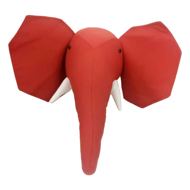 3d fyllda djur elefant huvud vägg hängande baby barn sovrum dekor leksak baby kläder