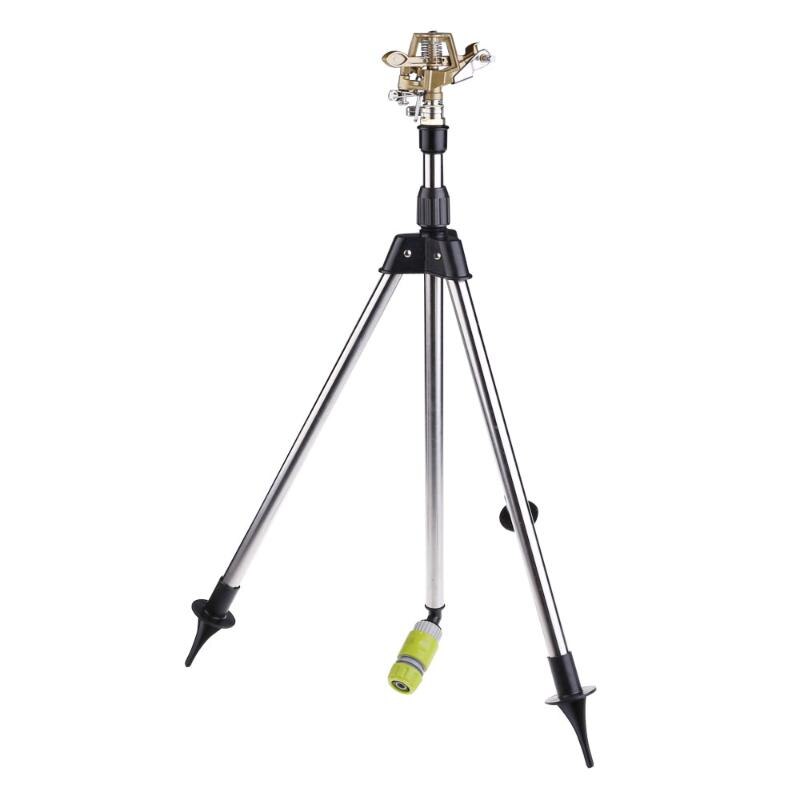 Garden Lawn Farmland Plant Watering Tripod Impact Sprinkler Irrigation Kits Outdoor 30-360 Degree Garden Supplies