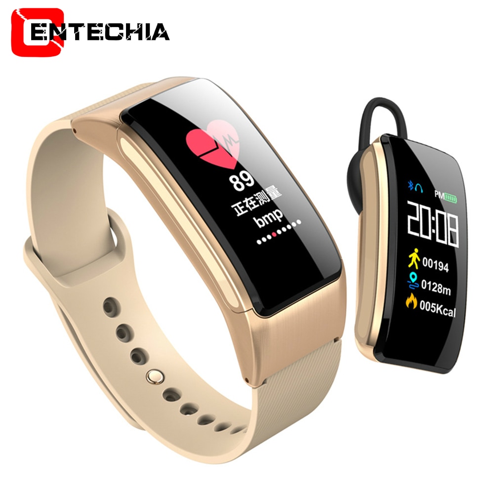 B31 Smart Talk Armband Band Armband Fitness Tracker Heart Rate Monitor Bluetooth Kopfhörer Smart Band Für IOS Android