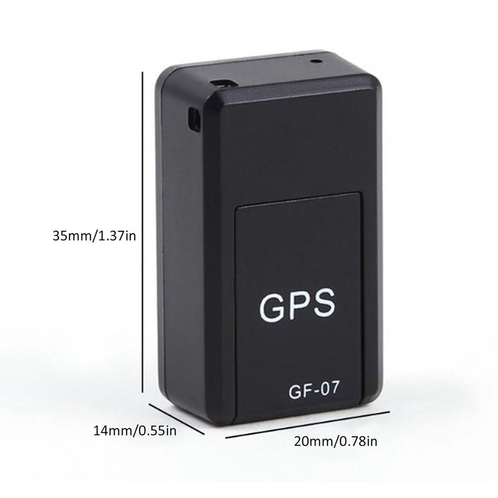 Localizador inteligente GF07 para coche, rastreador GPS en miniatura, grabación antirrobo, fuerte absorción magnética