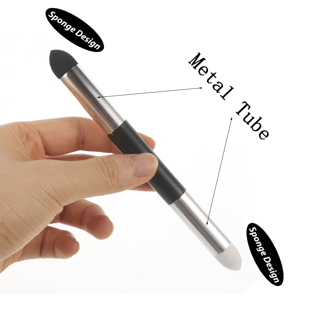Artist Blending Sponge Pen, 2 Pcs Double Headed Reusable Rubbing Sponge Sketch Pen Brush Drawing Art Blenders for Sketching