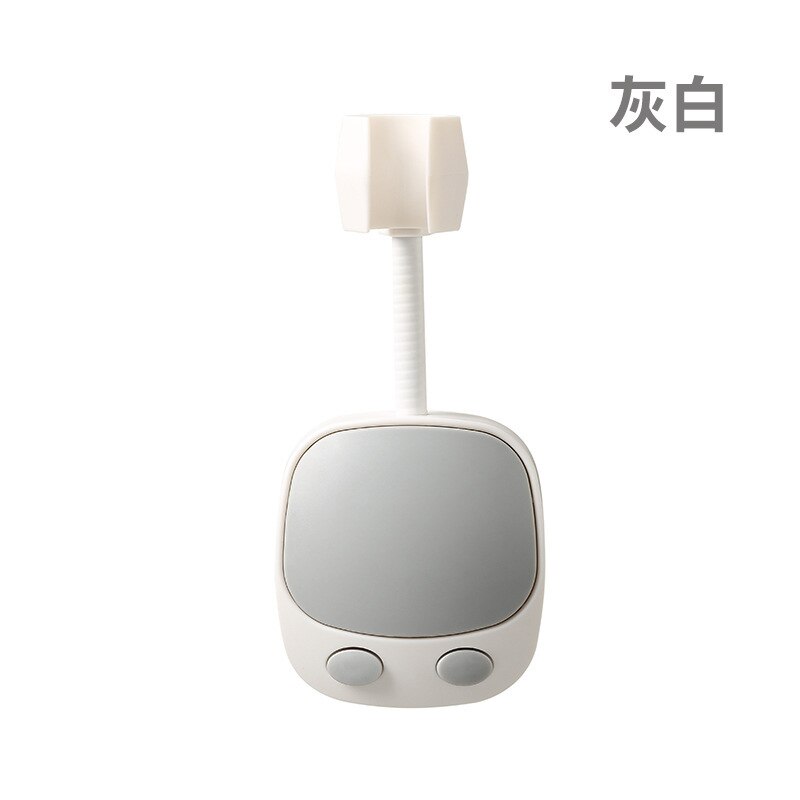 Rotation Universal Shower HolderShower Head Holder Punch-Free Bathroom Bracket Adjustable ABS handheld shower holder Fixed Base: B