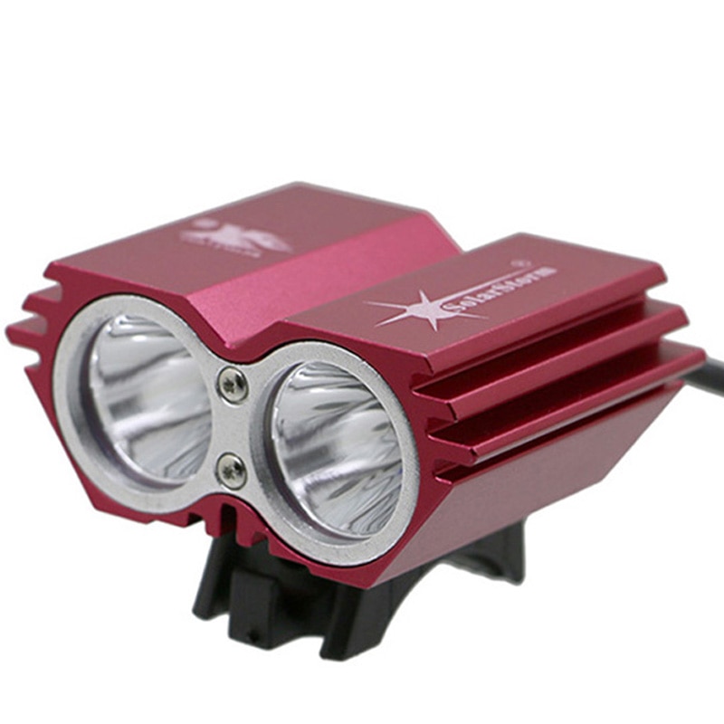 SolarStorm X2 5000 Lumen Fahrrad Licht Fahrrad lampe 2x XML t6 LED BicycleLight Fahrrad scheinwerfer + O Ring (nur scheinwerfer)