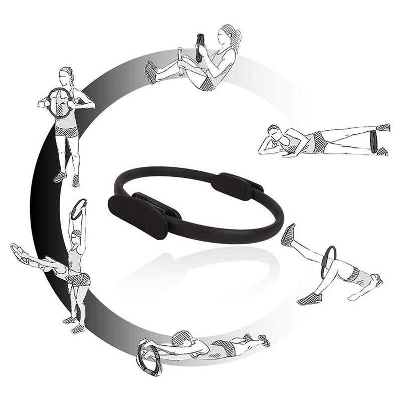 Pilates Ring - Fitness Circle for Toning Abs, Legs & Thighs - Home Gym & Yoga Training
