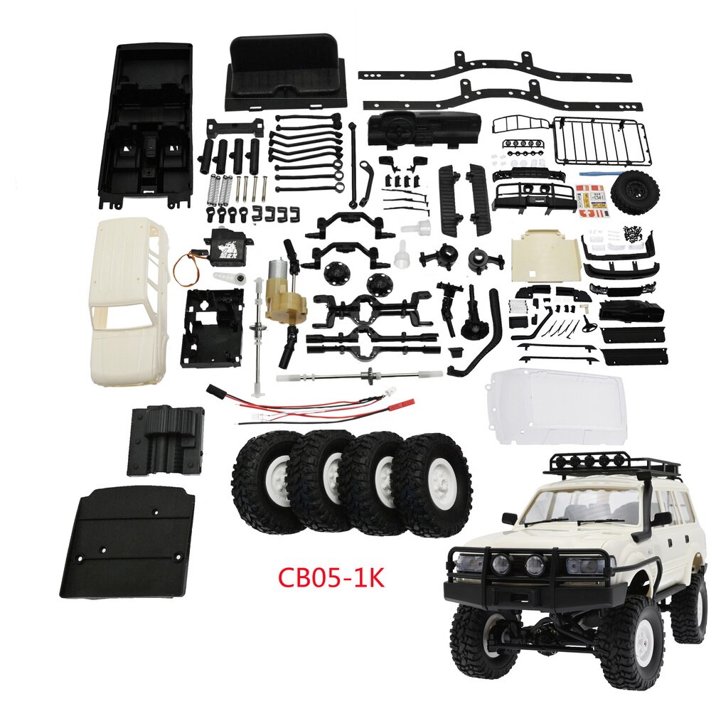 WPL C54 CB05 CB05-1 Land Cruiser LC80 Full Scale Off-Road telecomando KIT auto per WPL C14 C24 1/16 RC auto bambini giocattolo per bambini: CB05-1K