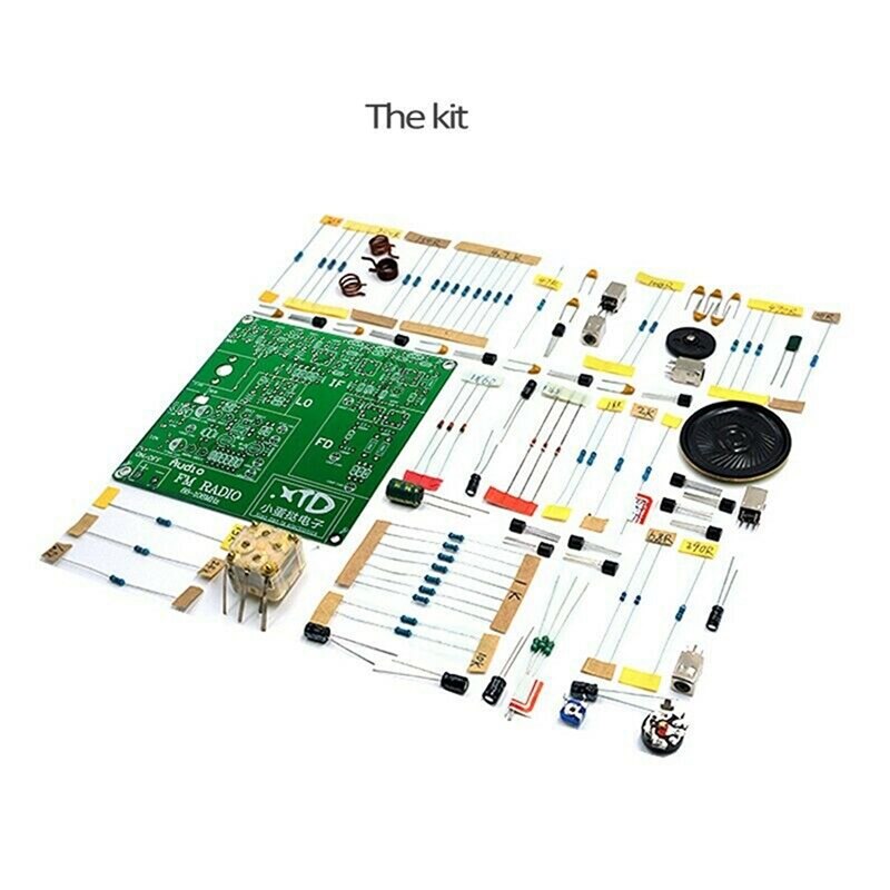 DIY KIT 88-108Mhz FM Radio Kit FM Radio DIY Radio Receiver Kit Fully Discrete