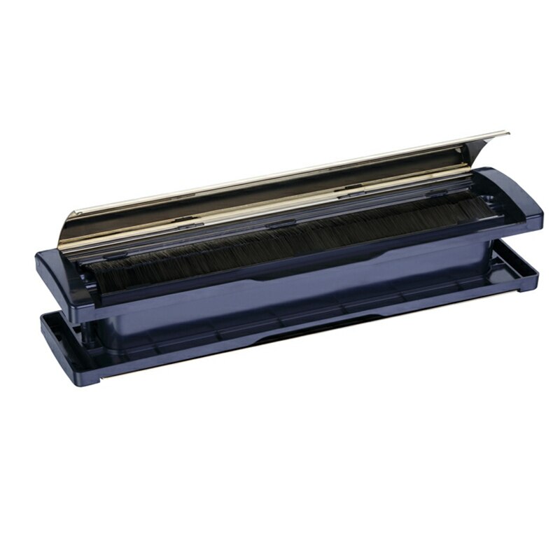 Villa Zinc Alloy Letter Box ,Double Glass and Wooden Door Letter Box Black