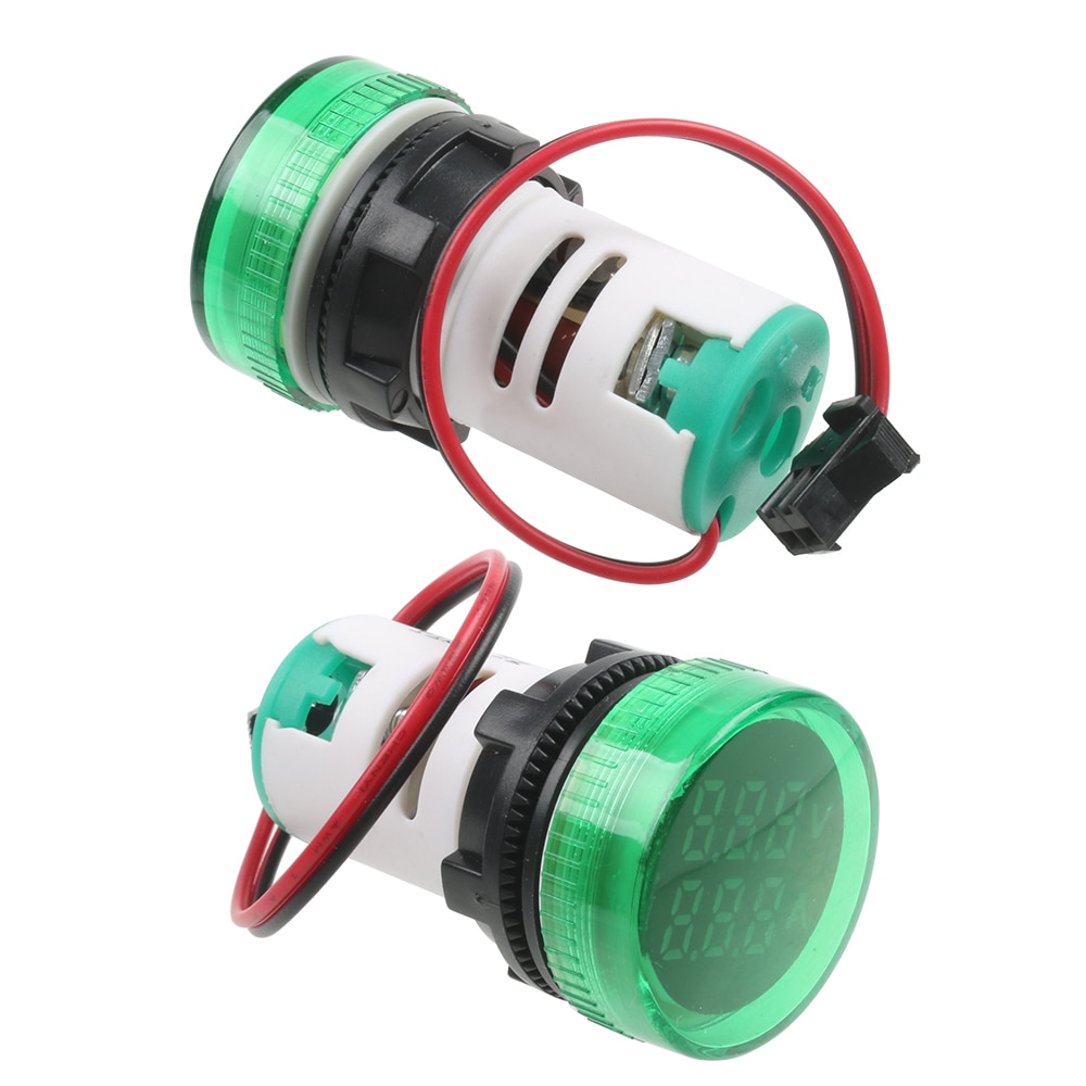 Mini Digitale Voltmeter 2 In1 22Mm AC50-500V 0-100A Amp & Voltmeter Amperemeter Voltage Meter Met Ct Huidige Transformator