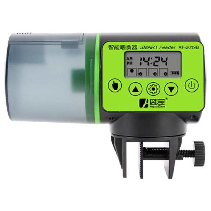 2 in 1 Handleiding en Smart Automatische Vis Feeder Aquarium Timer Feeder Digital Fish Tank Elektrische Voedsel Voeden Vis Feeder tool