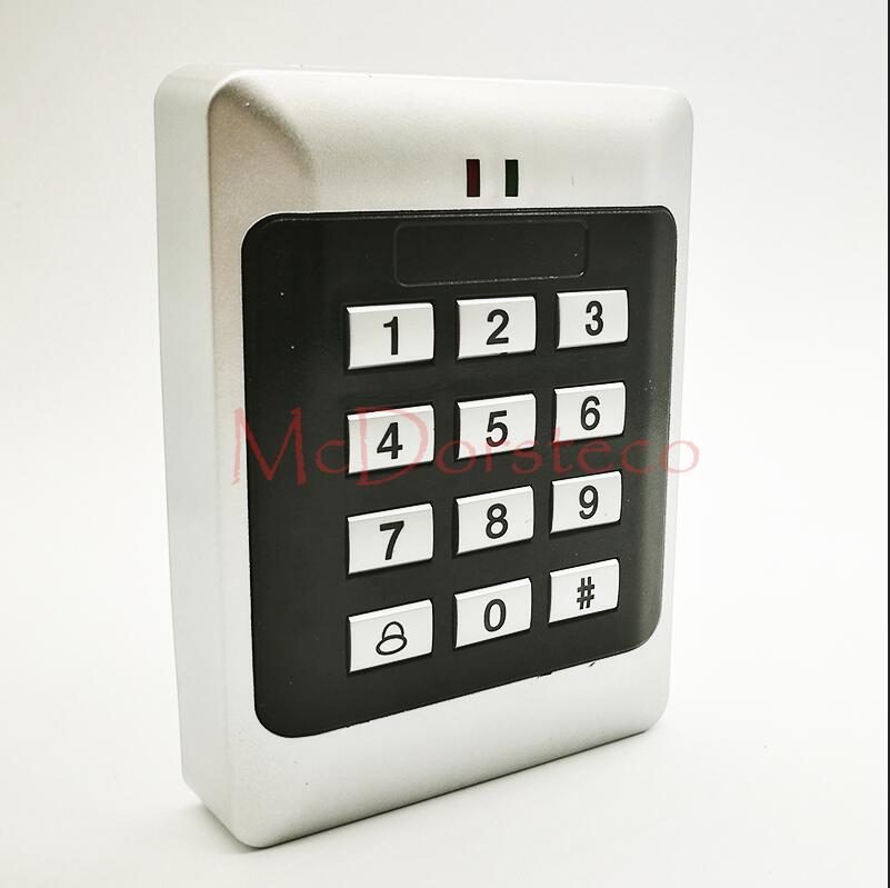 RFID standalone access control card reader with digital keypad for home/apartment/factory Door security system Wiegand Input: Black