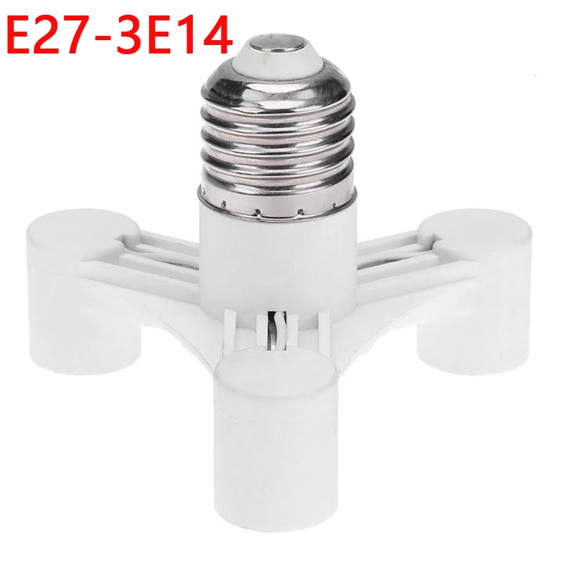 E27 led-sokkelpæresokkel  e27 -sokkel  e27 to- pæresokkeladapter for 2/3/4/5/6 -pære, splitterkonverter, skrue-induksjonslampeholder: Blå