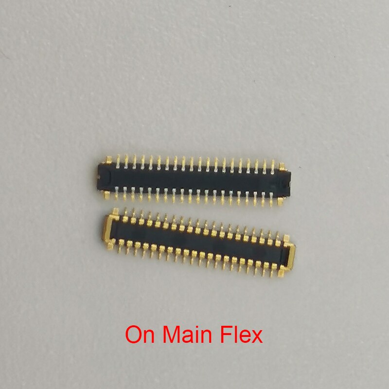 Conector de pantalla LCD FPC de 40 pines para Xiaomi Mi9T, Mi 9T Pro, CC9E, A3, Redmi K20 Pro, K20pro, K30 Pro, enchufe flexible de pantalla, 2 uds.: 2pcs On Main Flex