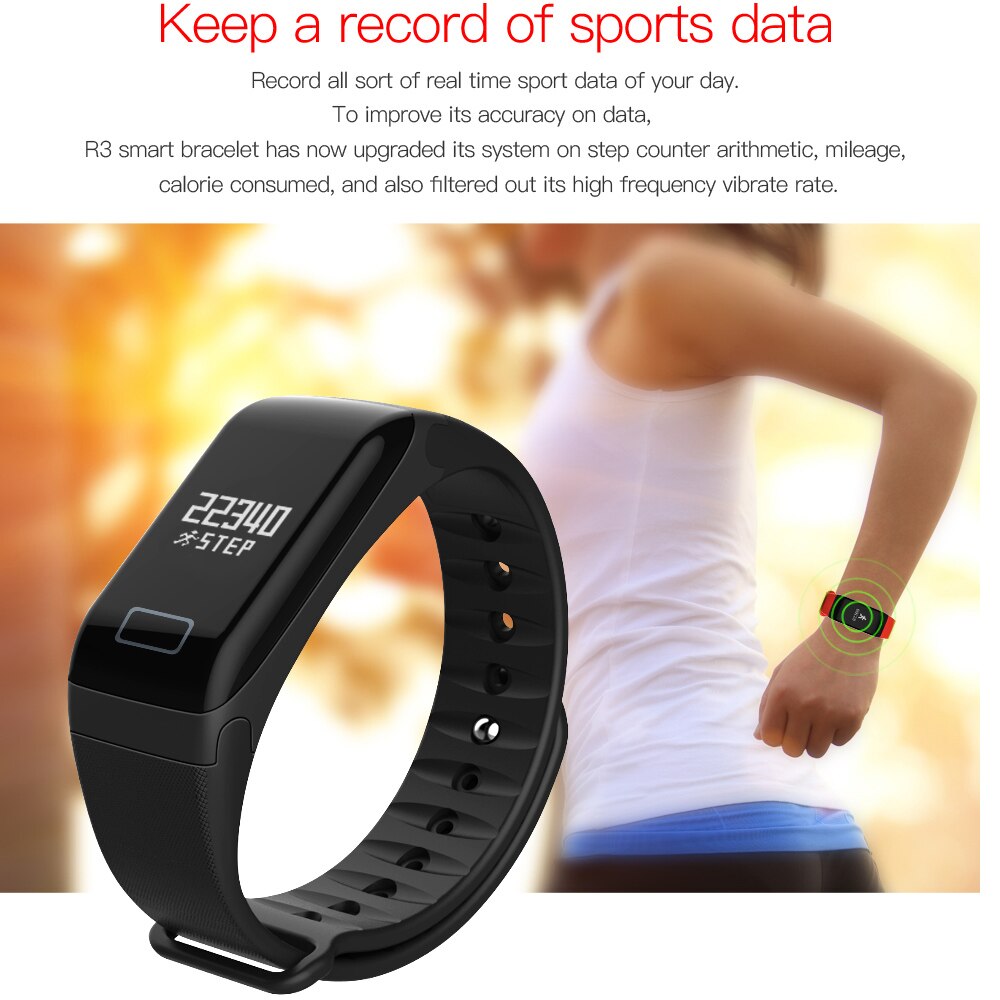 Activity Fitness tracker Smart Bracelet Heart Rate blood pressure watches F1 smart wristband Call reminder Pedometer smart band