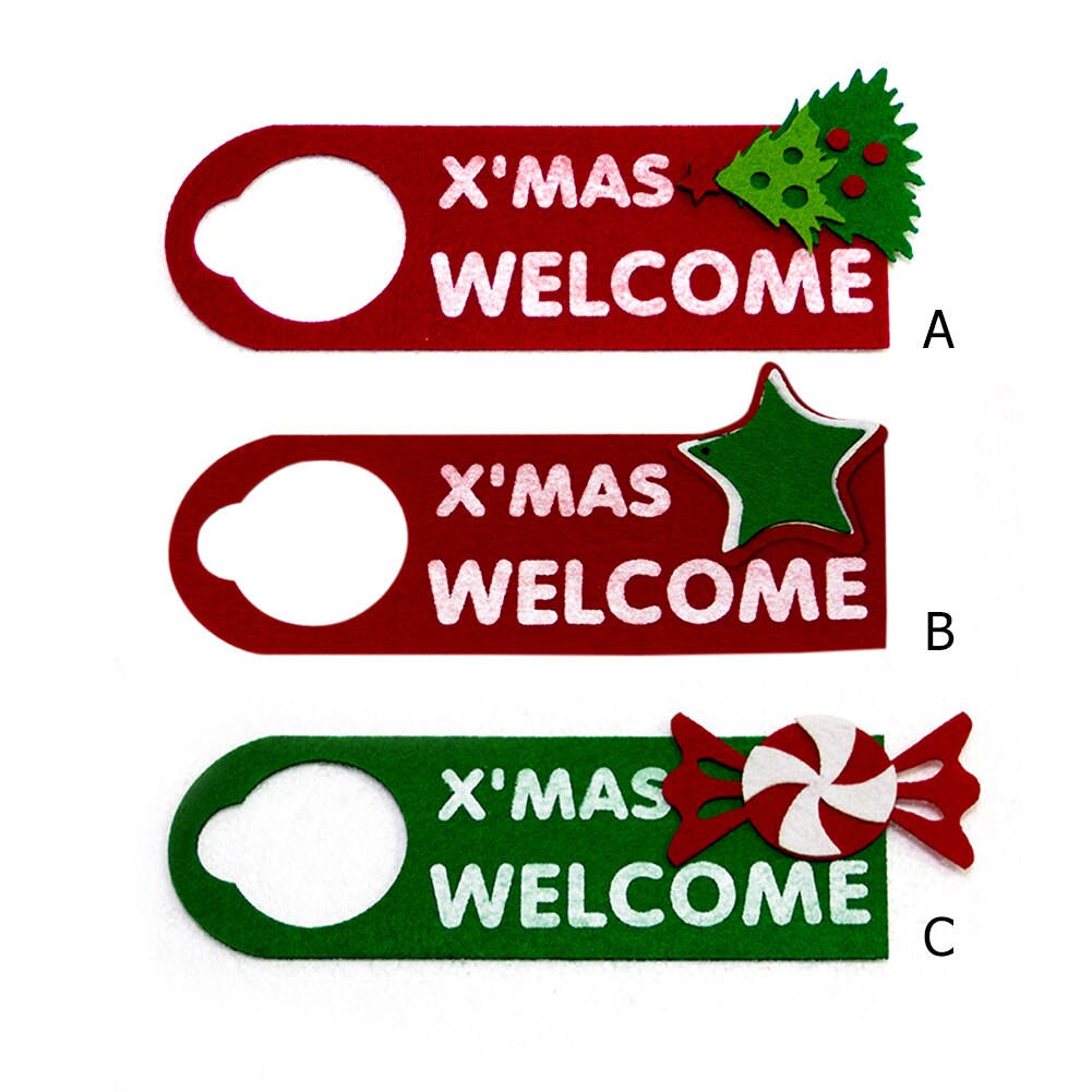 Jul filt xmas velkommen dørplade hængende fest retning tegn vedhæng ornamenter år jul atmosfære dekoration