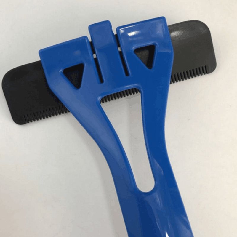 Men Women Manual Long Handle Back Hair Removal Body Shaver Leg Trimmer Big Blade DIY Safety Epilator for Close Pain-Free Shave