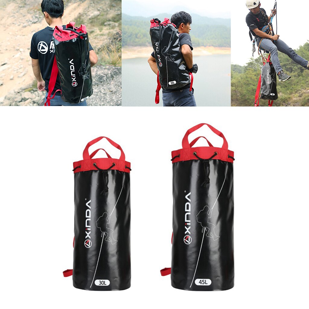 Rope Bag Outdoor Rock Climbing Caving Rope Organizer Drawstring Backpack