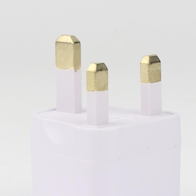 1Pcs Prtical Universele Eu Uk Au Us Usa Power Adapter Plug Converter Travel Adapter Europese Converter 2 Platte Pin