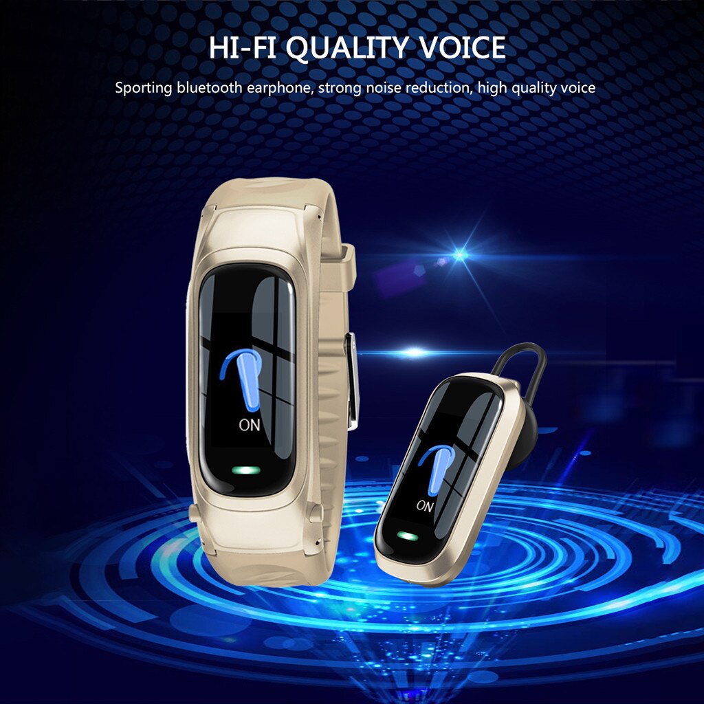 Meilleure produits montre intelligente pour Android Ios casque 2 en 1 sport calories bracelet montre intelligente directe du fournisseur