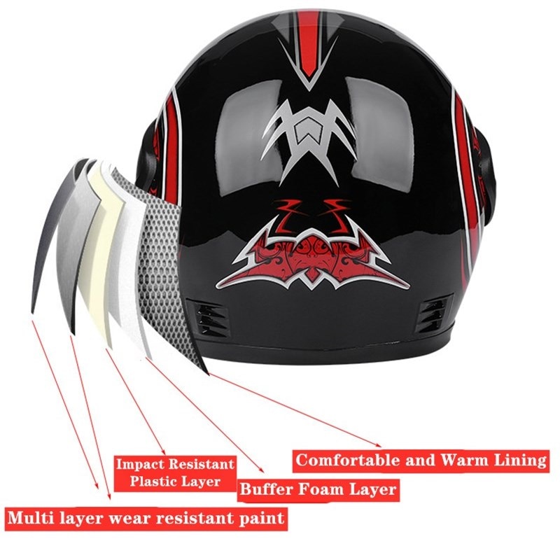 Helmets Motorcycle Full Face Motorcross Helmet Safety Moto Bike Gadgets Crash Helmet ATV DH Racing Scooter Helmet Unisex