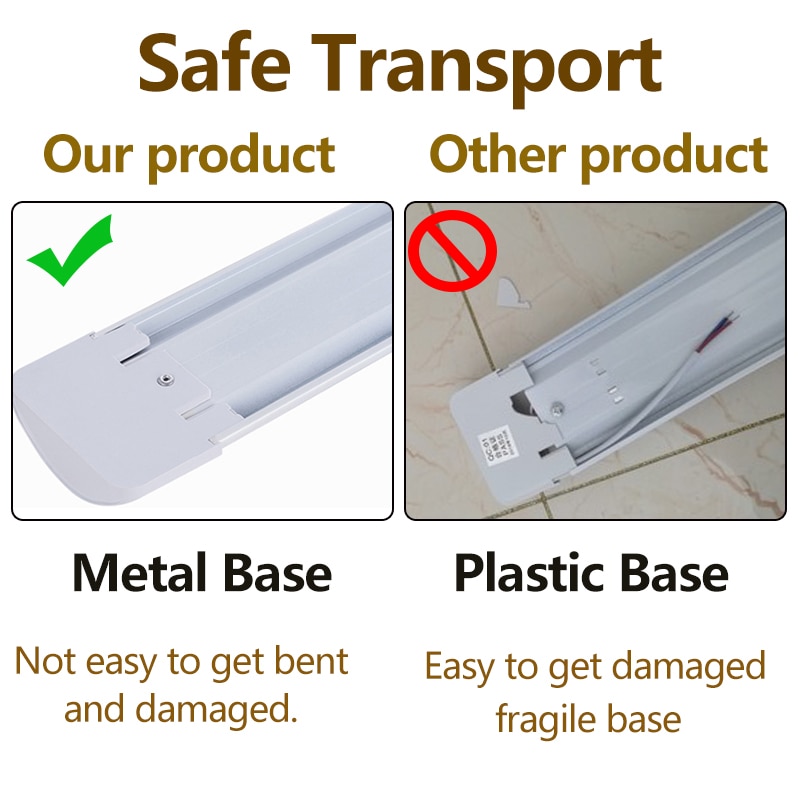 High Power 20W LED Tube Light 220V 600mm 60cm 2FT T5 T8 Tube Bar Bulbs Wall Lamp Lights Replace Fluorescent Tube Cold Warm White