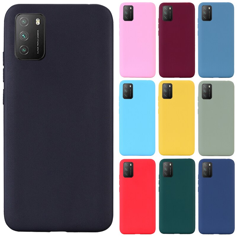 For POCO M3 Case Soft Silicone Tpu Case For Xiaomi Poco M3 Case Protective Silicone Case For POCO M3 M 3 Fundas Coque Shell Capa
