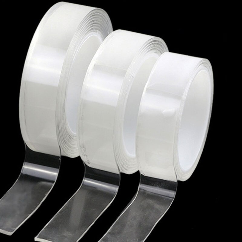 Home Small Item Fixed Double Sided Tape Reusable Glue Gadget Adhesive gekko tape Double-Sided Strong Acrylic Nano Tape