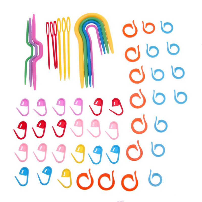 1 stelt ABS Plastic Knit Stitch Breinaalden Haaknaald Plastic Markers Naald Clip Craft Haakt Breien Locking Stitch