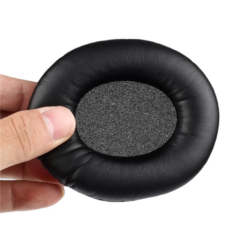 Par ørepuder til sennheiser  hd485 hd465 hd435 hd415 hovedtelefoner, ørepuder, bløde proteinlæder, memory foam-svamp, ørekopper