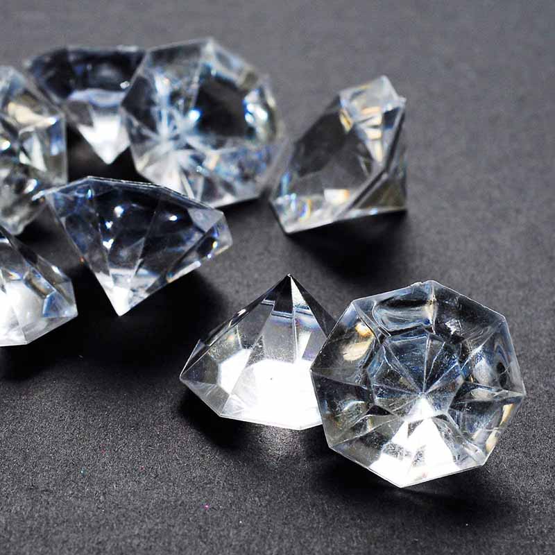 10pcs 20mm Diamond Table Centerpiece Scatter Wedding Bridal Shower birthday Bachelorette hen party Anniversary Decoration