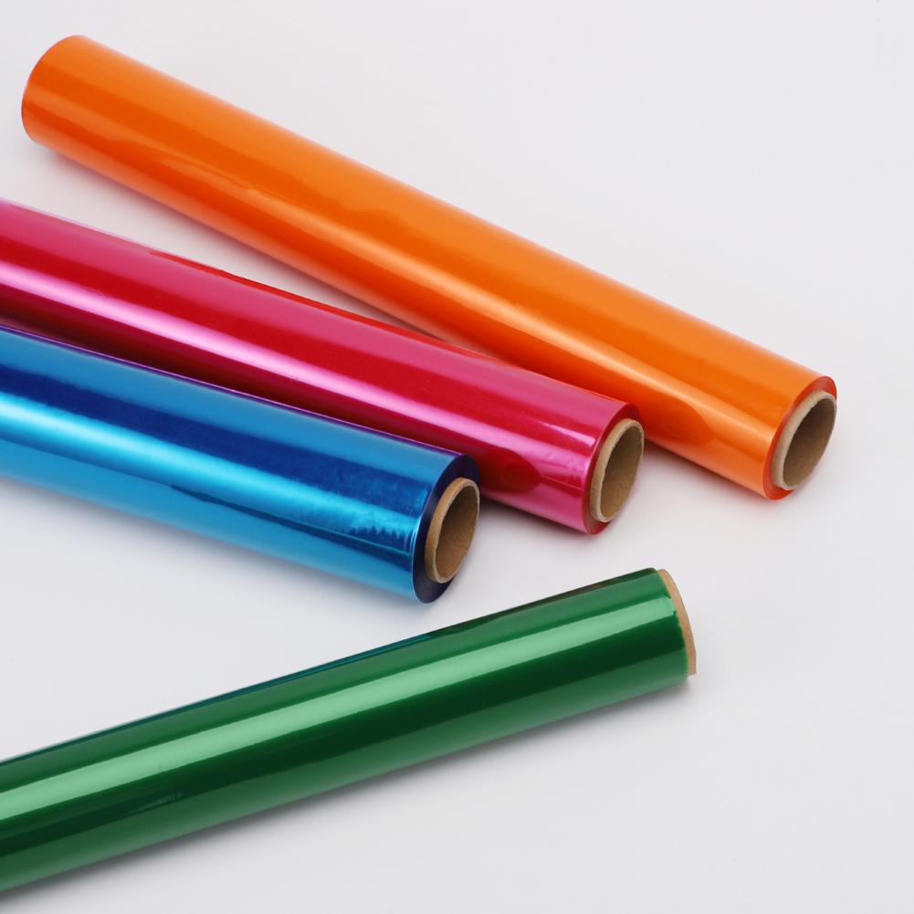 1 rulle 40 cm x 30m cellofan indpakningspapir farverigt vandtæt blomster gør-det-selv håndværk festival æske emballagepapir 유리종이 포장권