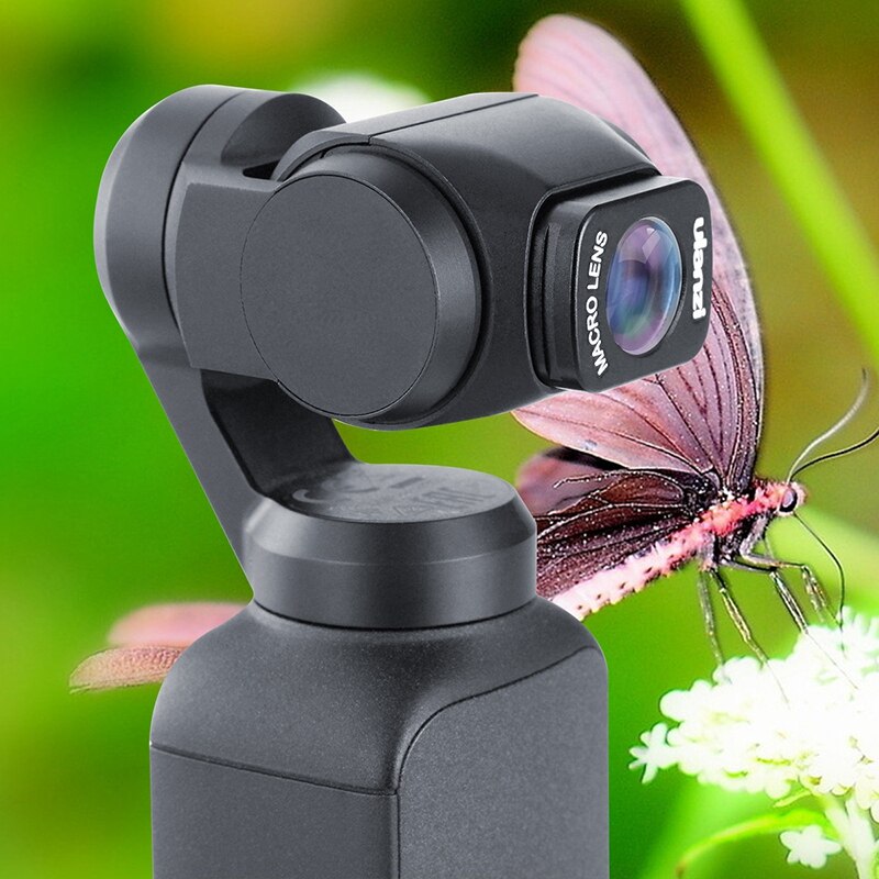 Ulanzi Op-5 Op-6 Wide Angle Macro Lens For Dji Osmo Pocket 10X Hd 4K Macro Lens Gimbal Accessories Magnetic Lenses