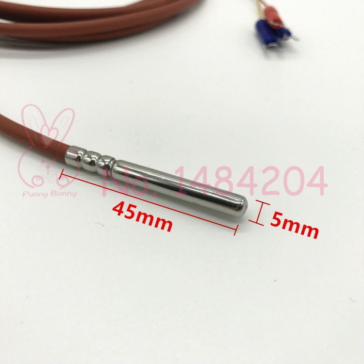 1x PT100 Temperature Sensor 5mm*45mm RTD Probe 3 W... – Grandado