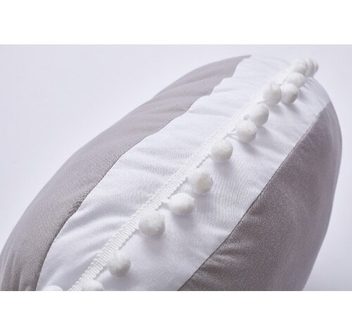 Ins tjock rund baby filt spela spelmattor pom pom krypande matta barn leksak matta barnrum dekor dekorera rekvisita 90cm
