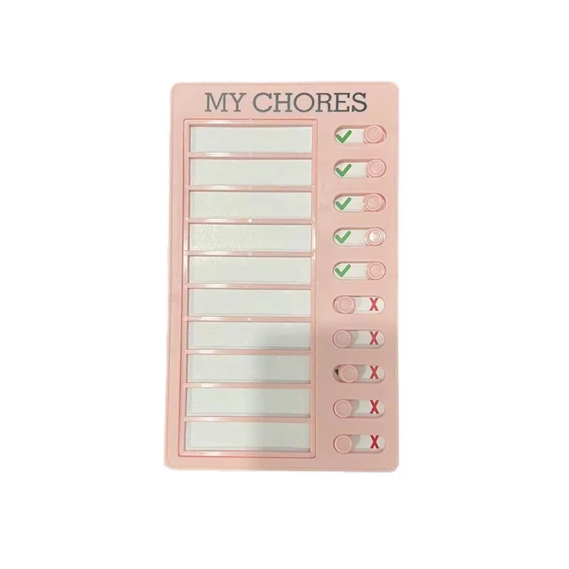 Schedule Organization Note Card Punch Card Device for Notes Daily Task Planning Portable Memo Checklist Elderly Child Note Board: DEEP BLUE
