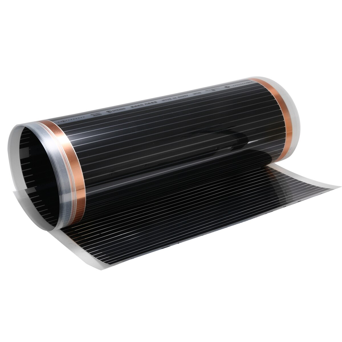 Practical Crystal Carbon Fiber Infrared Heating Film 50cmx2m Healthy Floor Heating Infrared Underfloor Heating Mat