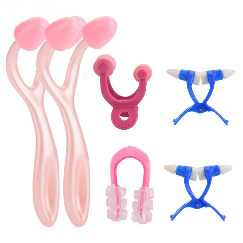 3 stks Neus Clip Brug Lifting Shaping Shaper Clipper Rechttrekken Beauty Neus Clip Facial Clipper Corrector Gezichtsverzorging Tool