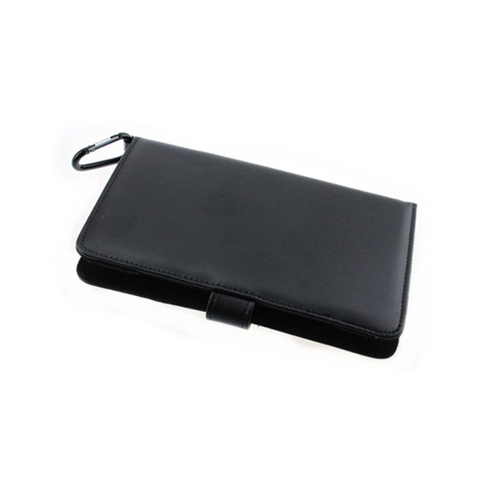 CRESTGOLF-portatarjetas de Golf, funda de PU con lápiz/Herramienta Divot/camisetas de Golf/Clip para sombrero