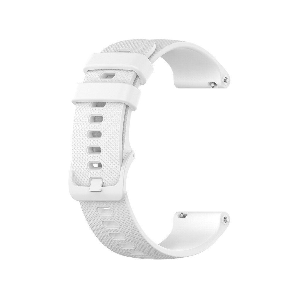 20mm reloj de pulsera correa para Garmin vivoactive3 música Venu vivomove 3 mover Luxe movimiento estilo vivomove HR correa de reloj de pulsera: Blanco