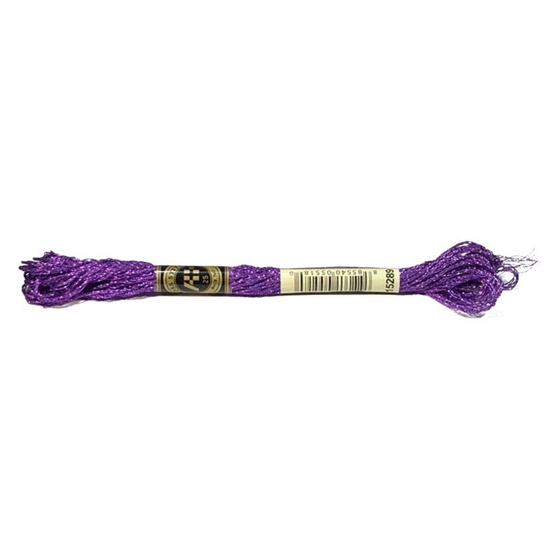 8 Meters 12 Strands Colorful Metallic Thread Handmade Cross-stitch Wiring Thread Gold Silk Embroidery Thread: Purple