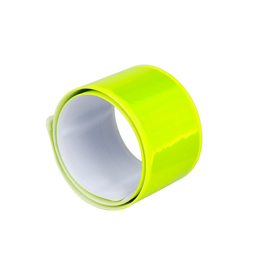 6 pakke refleksbånd  - 30 x 3cm sikkerhedsbånd med høj synlighed arm ankelled - neongul reflekterende lysstrimler