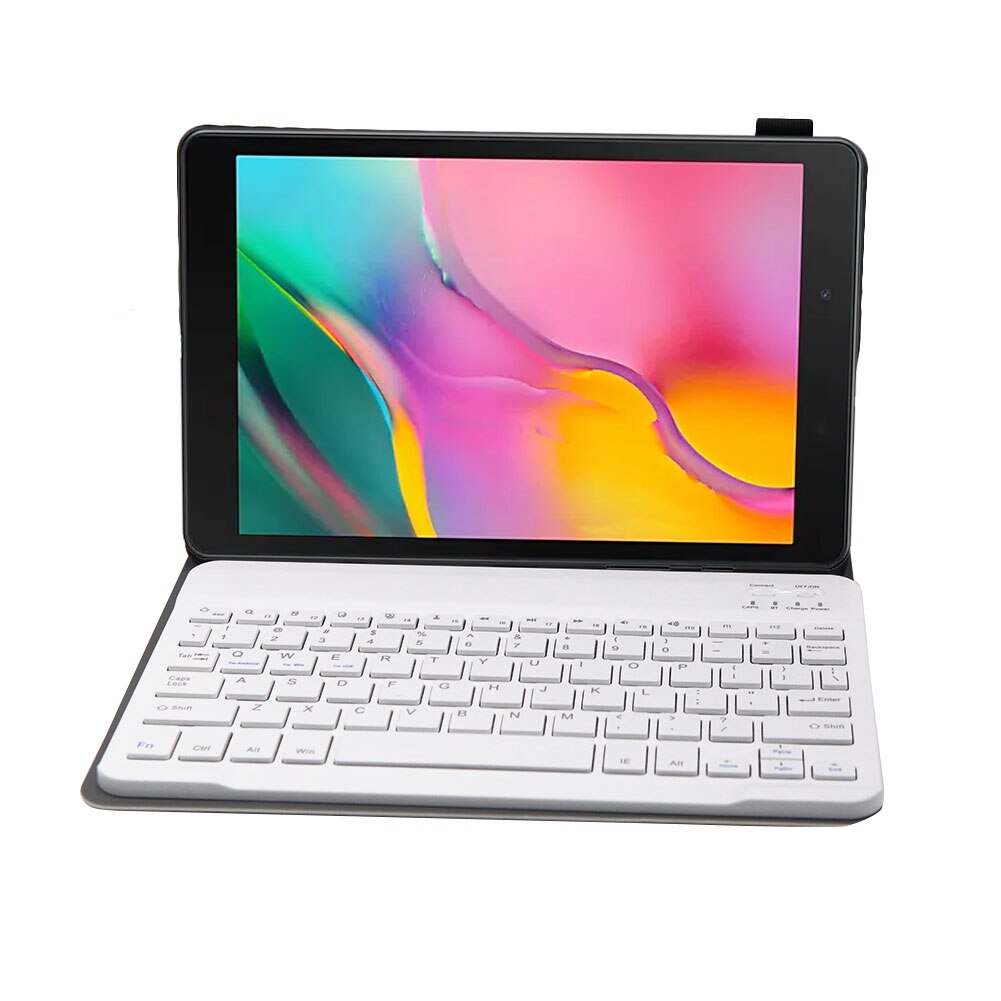 Bluetooth Keyboard Case Voor Samsung Galaxy Tab S6 10.5 Inch SM-T860 SM-T865 Lederen Tablet Cover Met Draadloos Toetsenbord