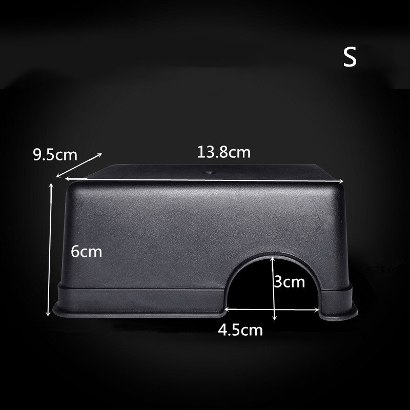 Reptile Box Hide Small Reptile Plastic Reptile Hide Box Den Spawning Cave for Tortoise Snake Lizard Pets Reptile Bredding Box: S