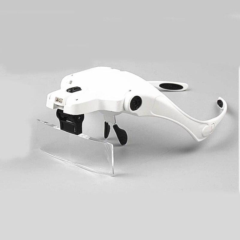 1Pcs Glasses magnifying glass acrylic lens series reading glasses magnifying glass adjustable LED