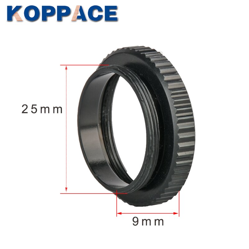 Koppace Microscoop Lens C-Mount-Interface Adapter Ring 25Mm Installatie Size Industriële Microscoop Camera Extension Ring